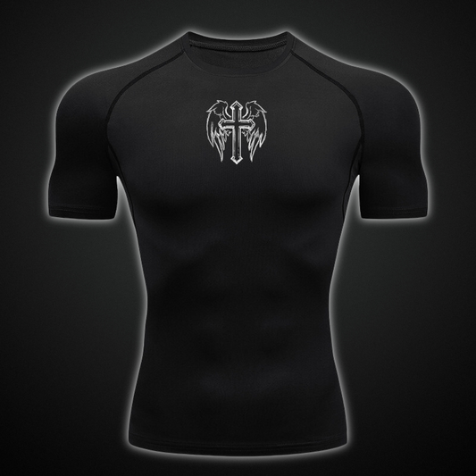 Wing Cross Compression Shirt