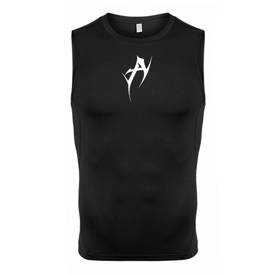 A Sleeveless Compression Shirt