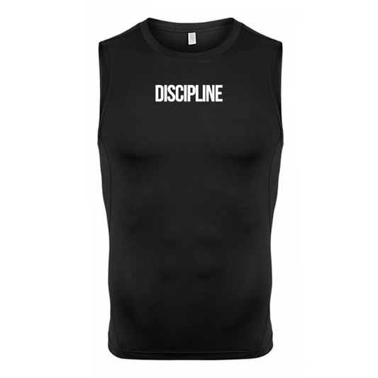 Discipline Sleeveless Compression Shirt