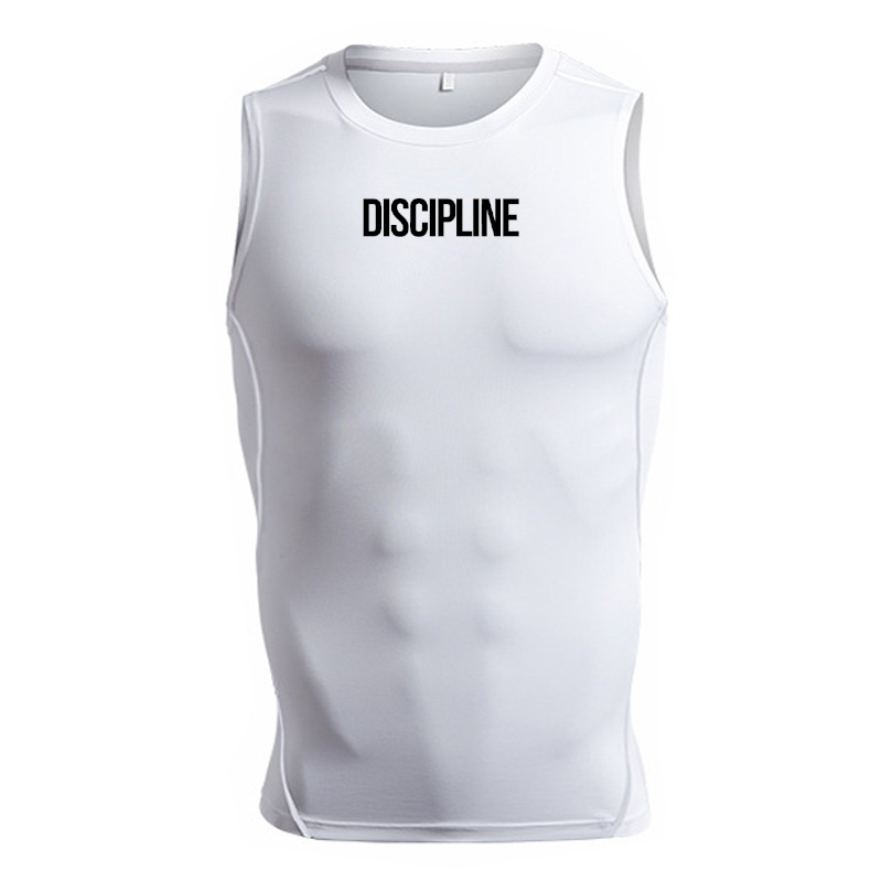 Discipline Sleeveless Compression Shirt