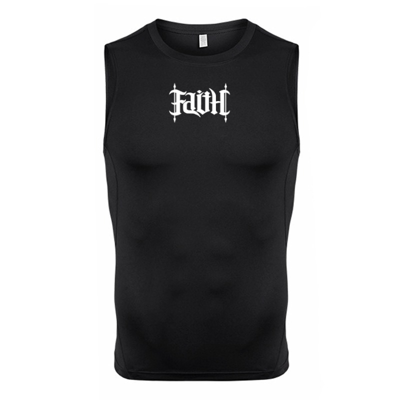 Faith Sleeveless Compression Shirt