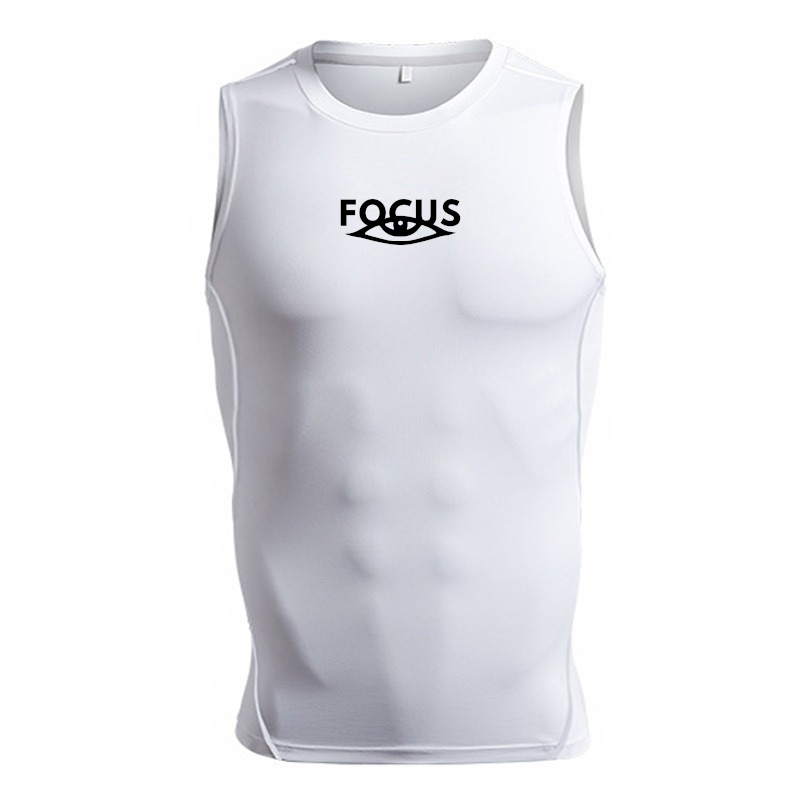 Focus Sleeveless Compression Shirt