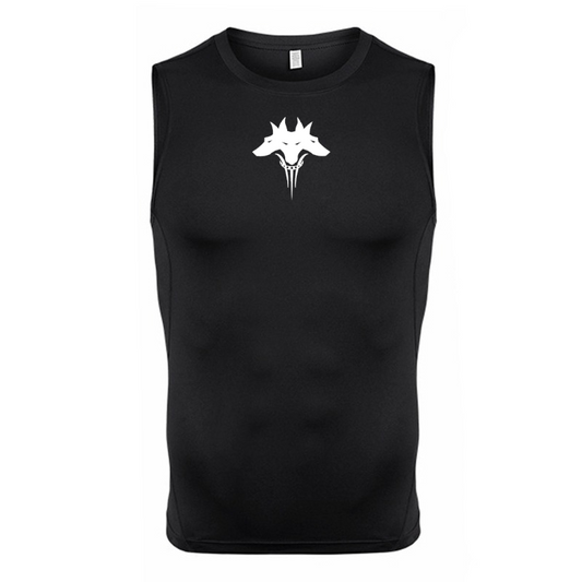 Triple Dog Sleeveless Compression Shirt