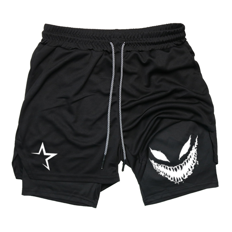 Evil Face Gym Shorts