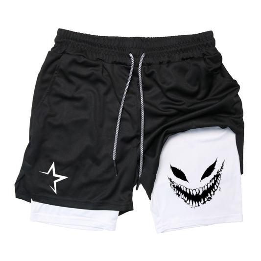 Evil Face Gym Shorts