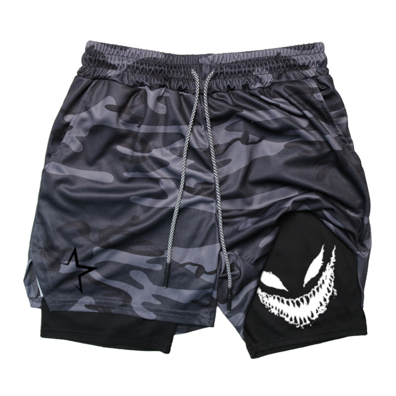 Evil Face Gym Shorts