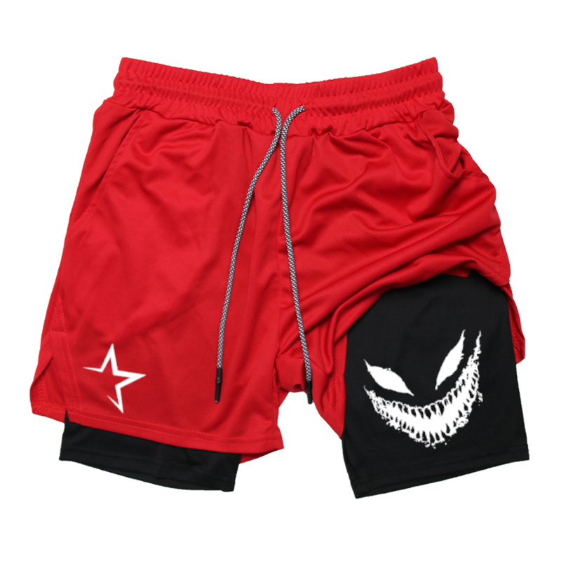 Evil Face Gym Shorts